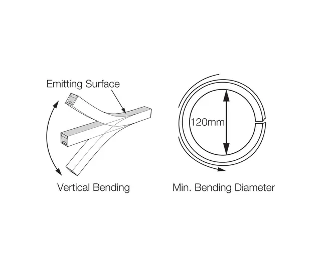 LED Neon Badstue SF16 24V 12W 2700K 2 meter 