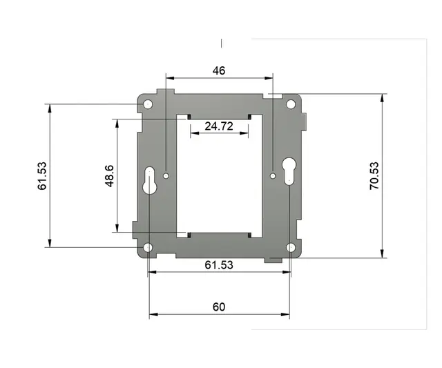 Digidim RS-16 overgangsett Elko Sort 