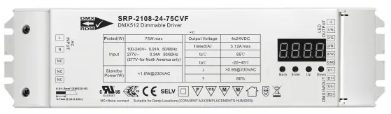 SRP-2108-24-75-CVF  DMX/RDM 