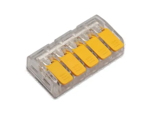 5 veis koblingsklemme 2,5mm2 Pakke 50 stk