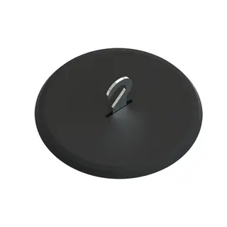 Lokk med krok sort 15kg M4 115x15