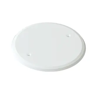 Vegglokk polarhvit 71mm boks M3