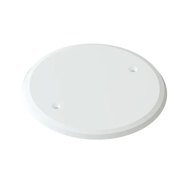 Vegglokk polarhvit 71mm boks M3 