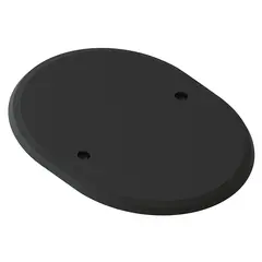 Vegglokk sort 1,5 boks M3