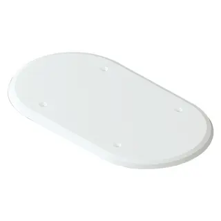 Vegglokk polarhvit dobbel boks boks M3