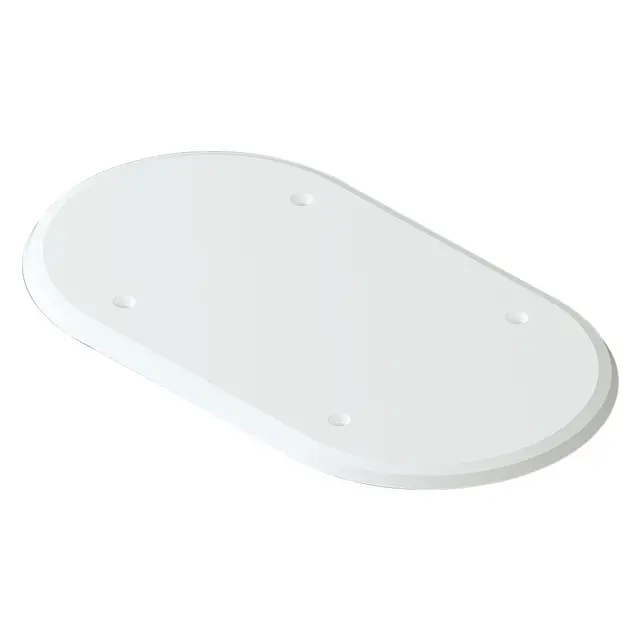 Vegglokk polarhvit dobbel boks boks M3 