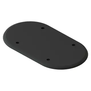 Vegglokk sort dobbel boks boks M3