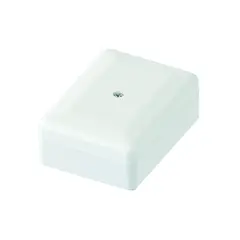 Koblingsboks IP20 hvit 2x3 90x65x30 Med strekkavlaster og klemmer