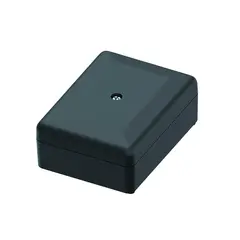 Koblingsboks IP20 sort 2x3 90x65x30 Med strekkavlaster og klemmer