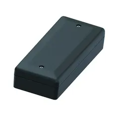 Koblingsboks IP44 sort 180x75x40 m/2 koblingst., innerplate med strekkavl