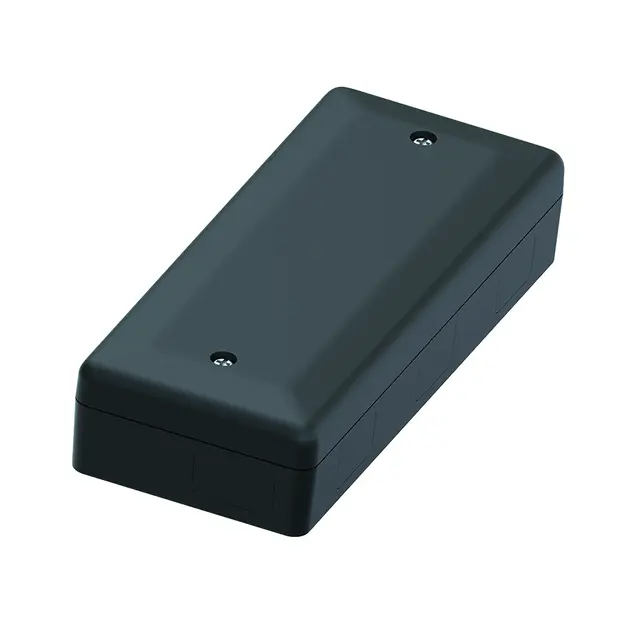 Koblingsboks IP44 sort 180x75x40 m/2 koblingst., innerplate med strekkavl 