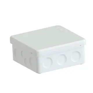 Koblingsboks IP65 hvit 88x88x40 Med strekkavlaster