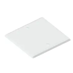 Vegglokk enkel hvit 71mm 84x84x4 R3