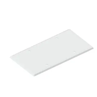 Vegglokk dobbel hvit 2x71mm for veggboks