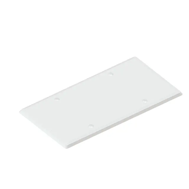 Vegglokk dobbel hvit 2x71mm for veggboks 