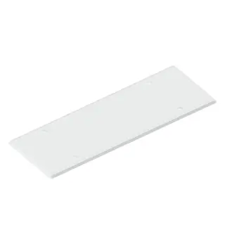 Vegglokk trippel hvit 3x71mm Trippel