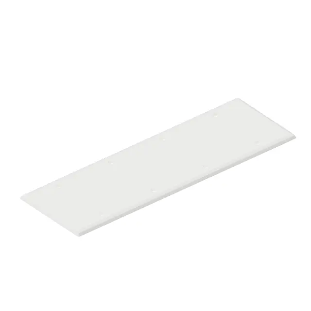 Vegglokk 4-veis hvit 4x71mm firkantet 