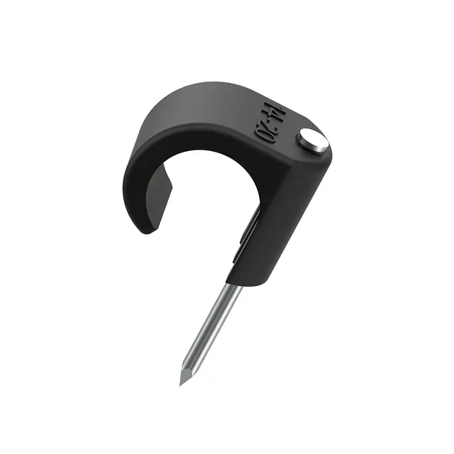 Klips 14-20 sort syrefast stift  50 stk 