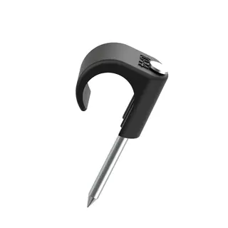 Klips 10-14 sort syrefast stift  100 stk