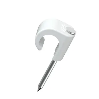 Klips 8-12 hvit syrefast stift  100 stk.