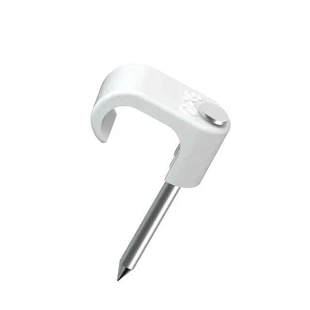 Klips 6x10 hvit syrefast stift  100 stk 