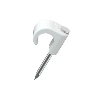 Klips 5-7 hvit syrefast stift 100 pack 20mm