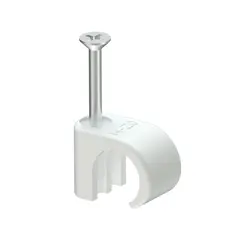 Skrueklips 14-20 Hvit 50 stk