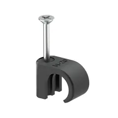 Skrueklips 14-20 Sort 50 stk