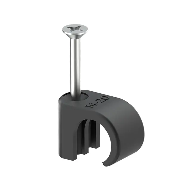 Skrueklips 14-20 Sort 50 stk 