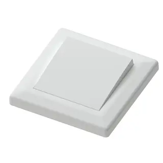 Bryter 16A/1 polarhvit innfelt 1 pol