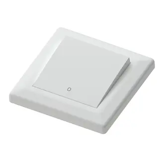 Bryter 16A/2 polarhvit innfelt 2 pol