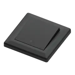 Bryter 16A/2 sort innfelt 2 pol