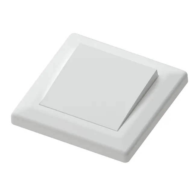 Bryter 16A/7 polarhvit innfelt Kryssvender 