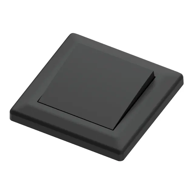 Bryter 16A/7 sort innfelt Kryssvender 