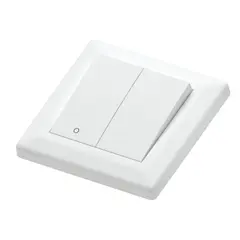 Bryter 16A/2+1 polarhvit innfelt 2+1 pol