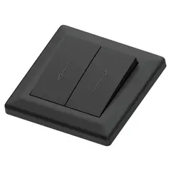 Bryter markise 16A/2M sort innfelt Markise