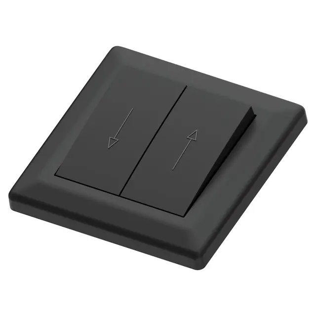 Bryter markise 16A/2M sort innfelt Markise 