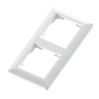 Bryter ramme dobbel Euro classic hvit RS