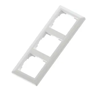 Bryter ramme trippel Euro hvit RS