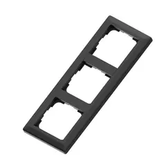 Bryter ramme trippel Euro sort RS