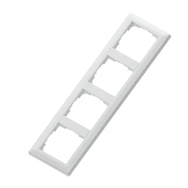Bryter ramme 4-veis Euro polarhvit RS 