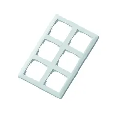 Bryter ramme 2x3  Euro classic hvit RS