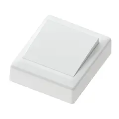 Bryter påvegg 16A/6 poløarhvit IP20 Vekselvender