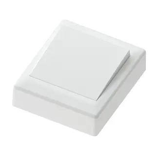 Bryter påvegg 16A/7 polarhvit IP20 Kryssvender