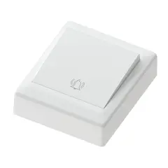 Bryter påvegg ringeklokke 16A/1 IP20 Ringeklokke