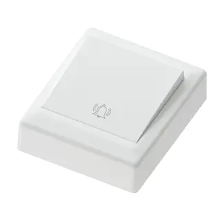 Bryter påvegg ringeklokke 16A/1 IP20 Ringeklokke