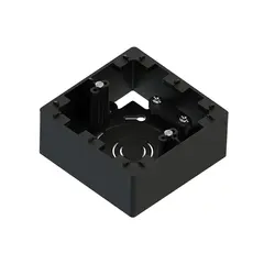 Kappe enkel sort m/strekk M3 84x84x35 R3