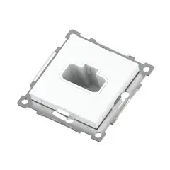 DCL kontakt 6A innfelt u/ramme hvit