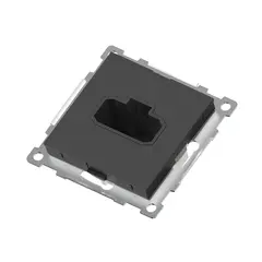 DCL kontakt 6A innfelt u/ramme sort