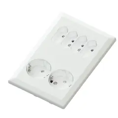 6-vei stikk 2+4 1,5 innfelt hvit 16/j